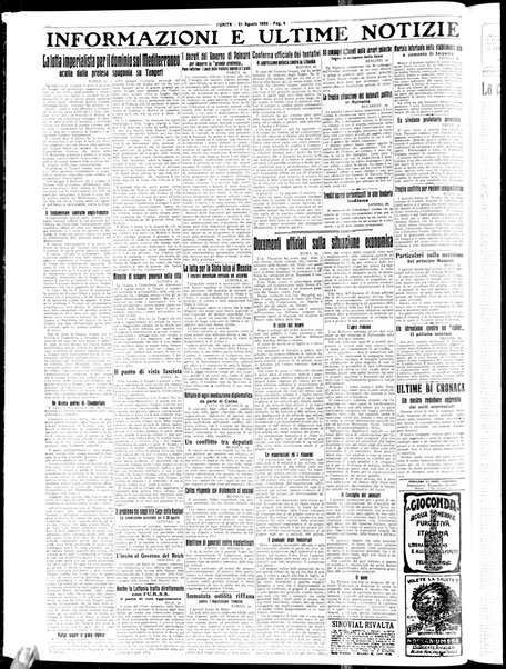 L'Unità : quotidiano degli operai e dei contadini